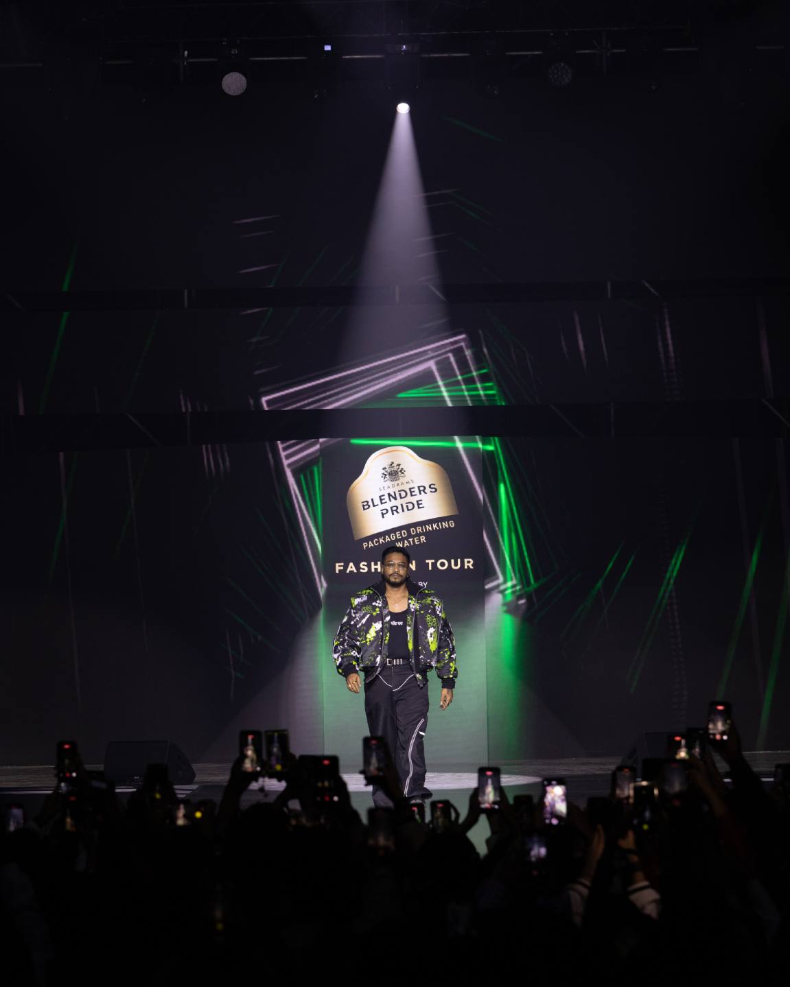 Raftaar on runway in luxury streetwear at BPFT 2025 fashion show