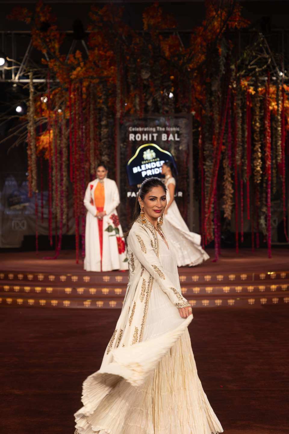 Models walking runway in modern fashion styles at Blenders Pride Fashion Tour 