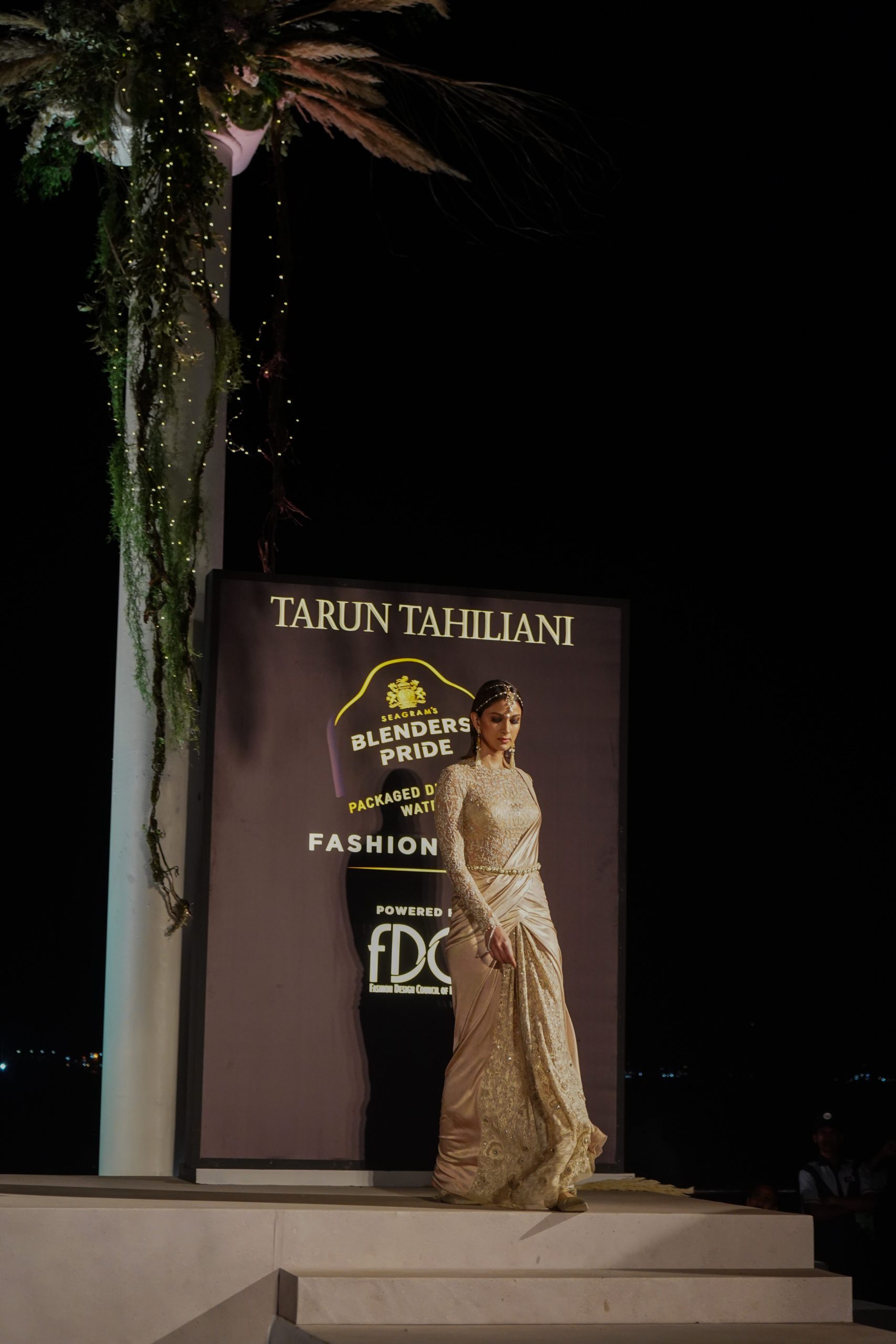 Tarun Tahiliani chikankari collection showcased on runway at Blenders Pride Fashion Tour